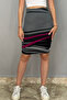 Women's Patterned Pencil Skirt - 3