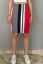 Women's Patterned Pencil Skirt