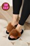 Furry Lightweight Silent Foam Sole Plush Stylish House Slippers