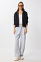 Hooded Zippered Knitwear Cardigan Lpf0108 Black - 4