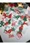New Year Themed 50Pcs Table Confetti Santa Claus Snowman Deer Cookie Man New Year Party Decorations - 3