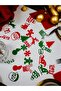 New Year Themed 50Pcs Table Confetti Santa Claus Snowman Deer Cookie Man New Year Party Decorations - 8
