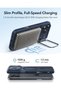 Apple iPhone 17 Pro Max Classic Hybrid Magsafe Case with Stand - Camera Control Button - Frosted Blue - 6
