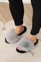 Furry Lightweight Silent Foam Sole Plush Stylish House Slippers - 4
