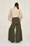 Women's Drawstring Detail Aerobin Casual Pants 700-3763 - 5