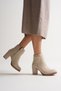 Zippered Short Women's Boots with Stylish Buckle Accessories - 6