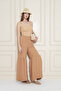 Women's Drawstring Detail Aerobin Casual Pants 700-3763 - 3