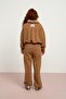 9-15 Years Old Calm Feture Girl's Suit-Camel - 3