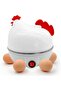 Egg Steamer - 7-Egg Capacity Chicken Shape Fast Egg Machine | Steamer for Poached, Medium and Hard-B - 6