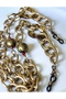 Antique Gold Color Aluminum Chain Strap for Glasses with Thick Handle Glasses Chain - 5