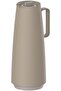 Exata Beige Plastic Thermal Flask with 1 Liter Glass Liner