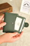 Stylish Genuine Leather Women's Wallet with Coin Compartment and Snap Closure - 2