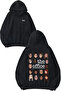 The Office 3 Design Back Printed Black Hooded Sweatshirt