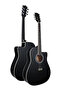 41-Inch Black Acoustic Guitar with Bag - 2