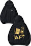 Taylor Swift 12 Design Back Printed Black Hooded Sweatshirt