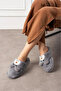 Embroidered Winter Unisex House Slippers with Cute Panda Figure, Non-Slip Sole - 2