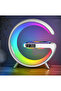 G Shaped Multi-Function Wireless Charger Digital Clock Speaker