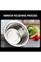 Multifunctional 3-In-1 Stainless Steel Grater Basin Drain Basket Washing Bowl Set Silver - 2