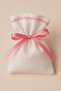 9×12cm Embroidered Raw Cloth Bag for Wedding, Engagement, Invitation Etc. Lavender, Soap, Jewelry Etc. Multi-Purpose Cloth Bag - 2