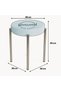 Bera Metal Removable Fabric Stool (4 Pieces - Assembled Shipping) - 4