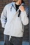 Manbarky Waterproof Zipper Detailed Lined Men's Hooded Seasonal Coat Raincoat - 5