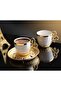 Non-Tarnish Metal and Porcelain Zemzem and Coffee Set