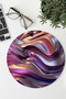Patterned Melty No:4 Printed Round Gaming Mousepad