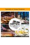 FfiMe 6L+6L Commercial Electric Deep Fryer with Basket and Lid, 2500W Deep Fryer, Stainless Steel Ki - 6