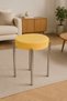 Bera Metal Wipable Tailored Fabric Stool (6 Pieces - Assembled for Shipping) - 3