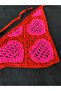 Honeybee Ateli̇er Vintage Motif Knitted Bandana - 3