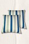 Striped Patterned Polyester Throw Pillow Cover – Set of 2 - 2