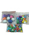 Glitter Pompoms 30 mm - 20 mm - 10 mm (78 Pieces) the Price Is for 3 Packs....