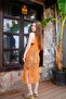 Mustard Color Knitted Kimono - 5