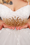 Aria Romantic Special Design Bridal Crown Henna and Wedding Hair Accessory - 2