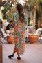Orange Color Bohemian Shirt Dress - 5