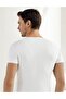 Tutku-Men's Gray Short Sleeve Crew Neck Ribbed Undershirt m New Season - 2