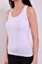 Tutku-White Tutku Women's Elastane Sports Tank Top - 5