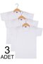 Tutku-1502 Boy's Short Sleeve Undershirt 3 Pieces 2-3 Years Old White Undershirt - 4