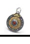 Mantra Wheel of Fortune and Abundance 12 Chinese Zodiac Metal Rotating Bottom Pattern Keychain - 6
