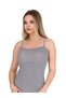 Tutku-8050 Climate Women's Rope Strap Undershirt 3 Pieces Women's Gray m - 2