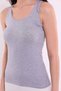 Gray Women's Elastane Sports Tank Top - 5