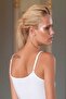 Tutku-Women's White Strapless Tank Top - 2