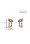 Gold Color Women's Night Star Elegant Earrings - 3