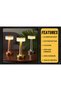 Copper LED Touch Control Desk Lamp and Night Light - Portable 3 Colors for Bedroom, Restaurant & Bar - 9