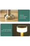 Gold LED Touch Control Desk Lamp and Night Light - Portable, 3 Colors for Bedroom, Restaurant & Bar - 5