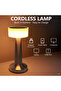 Gold LED Touch Control Desk Lamp and Night Light - Portable, 3 Colors for Bedroom, Restaurant & Bar - 8