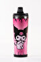 Kuromi Decorated Steel Mug Thermos - 360 ml |   Leak-Proof Lid, Steel Inner Bowl, 19 cm
