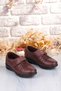 7679 Comfort Soft Flexible Rubber Non-Slip Sole Genuine Leather Women's Shoes - 5