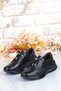 9407 Comfort Soft Flexible Rubber Non-Slip Sole Genuine Leather Women's Shoes - 6