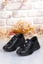 9513 Comfort Soft Flexible Rubber Non-Slip Sole Genuine Leather Women's Shoes - 6